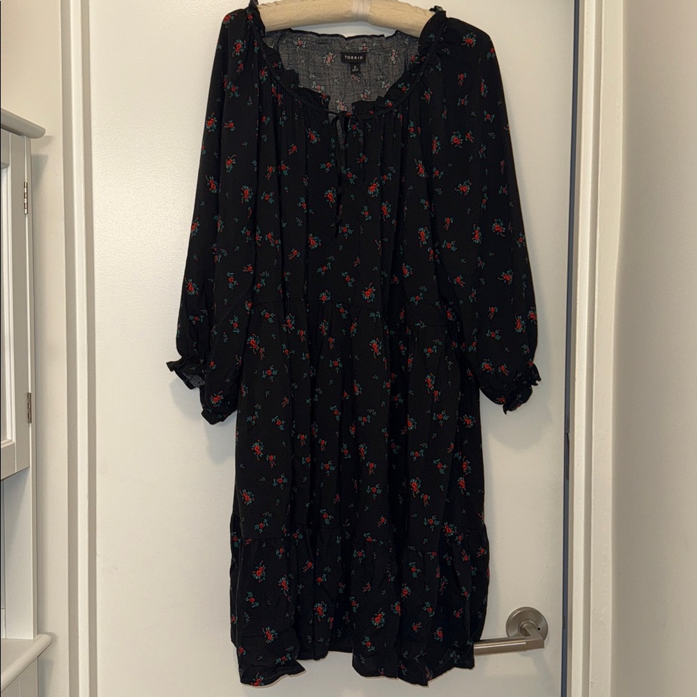 Torrid Ruffled Rosebud Mini Dress